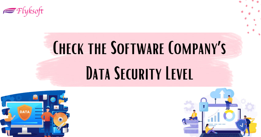 check the software company's data security level