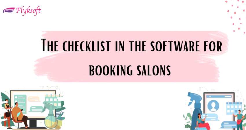 the checklist in the software for booking salons 